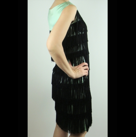 1960's mint FRINGE GOGO DRESS 60's mini XS - Picture 4 of 10